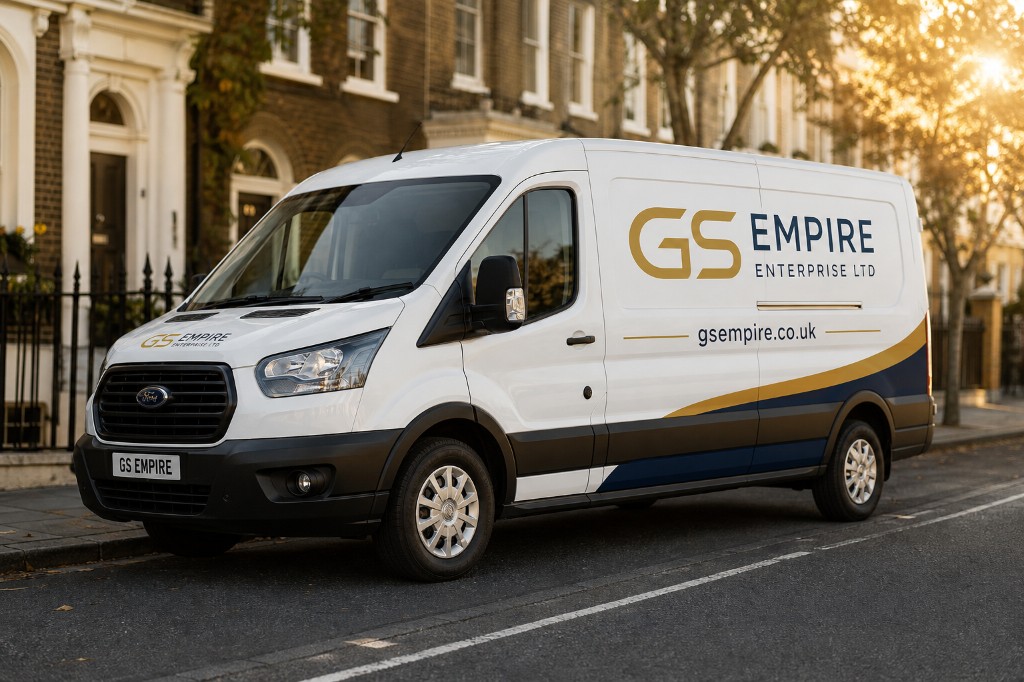 GS Empire logistics van serving London